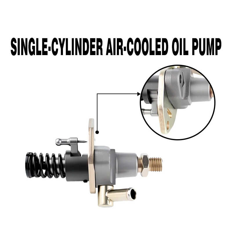 186F Diesel Engine Fuel Injector Pump Assembly Φ7 (F Series) Single Cylinder Air-cooled Oil Pump