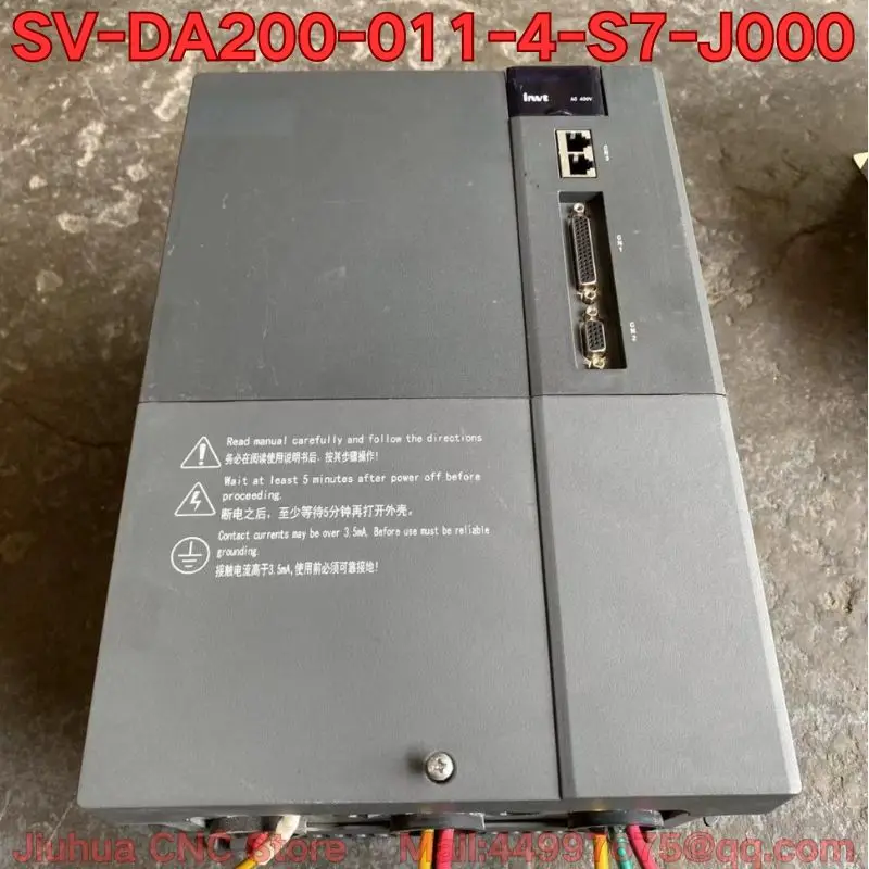 

Second-hand SV-DA200-011-4-S7-J000 servo drive function test is normal