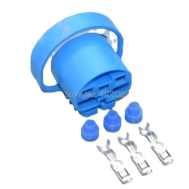 worldgolden 5/30/100sets 3p 3way plastic 9004 9007 Xenon HID Plug Socket Female Connector Adapter Waterproof