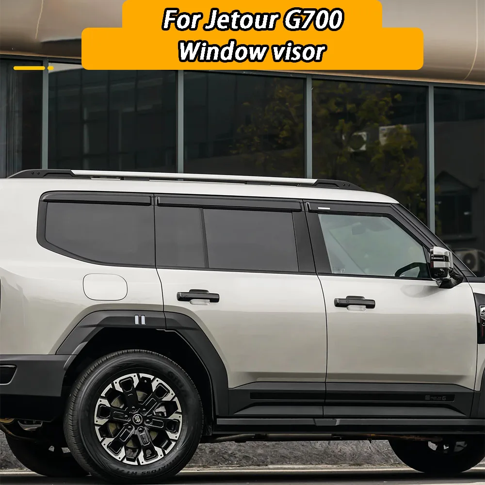 

For Jetour G700 2025 2026 Car Styling Accessories Window Visor Deflector Weather Shield Vent Awning Rain Shelter Cover