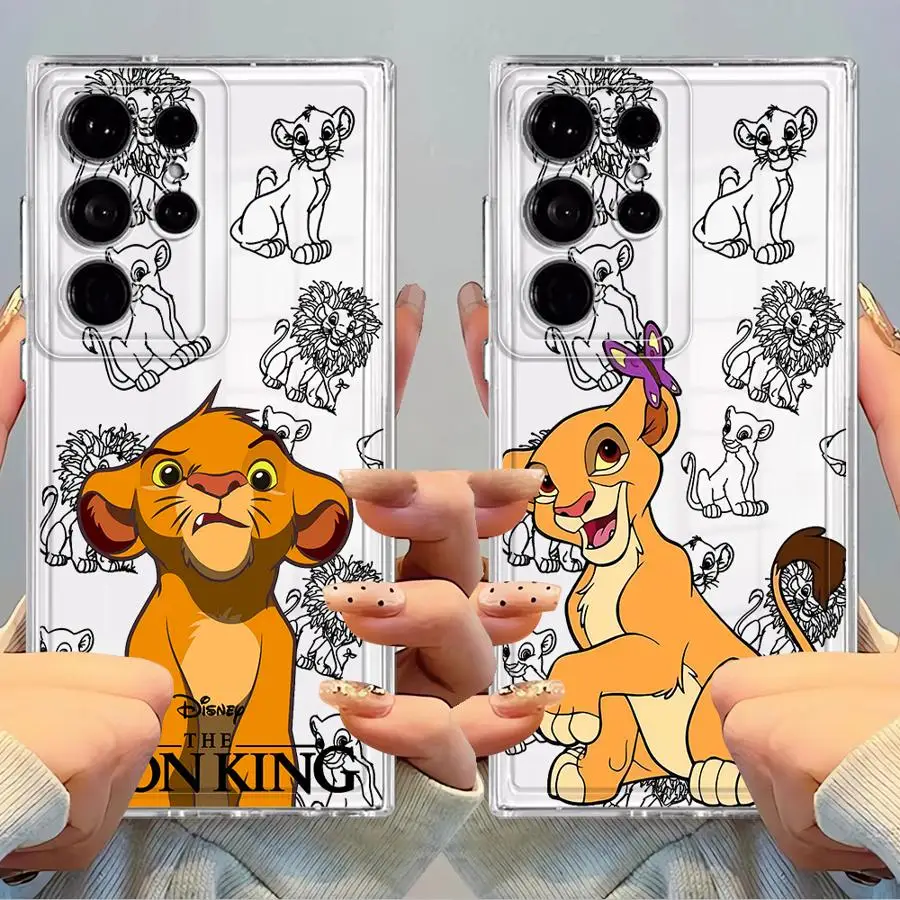 Disney Lion King Cool Funny Soft Cover Phone Case for Samsung Galaxy S25 Edge S21 S22 FE S20 Plus S24 S23 Ultra Note 20 Ultra 10