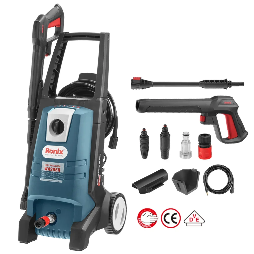 #   Vendas quentes para ronix alta qualidade RP-U150 portátil 1800w 220v 150bar carro e jardim lavadora de alta pressão com motor universal
