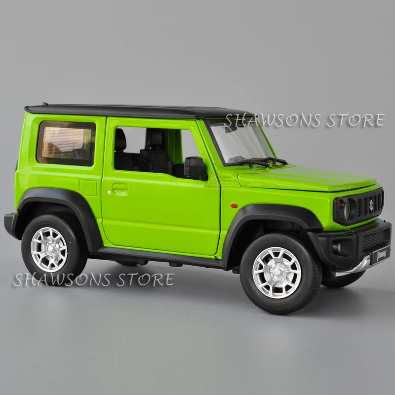 

1:18 Scale Diecast Metal Model Car Toys Suzuki Jimny SUV Miniature Replica With Sound & Lights Collectible