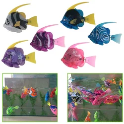 6pcs/lot Pet Fish! Swim Electronic Fishes Activated Battery Powered for Fishing Tank Decorating Robot Fish Lantern Water Toys