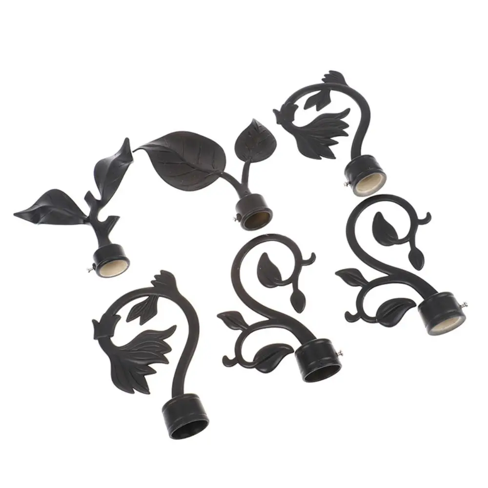 22mm Ends Heads Curtain Pole Finials ABS Material Strong Roman Rod Imitation Iron Unique Shape Curtain Decorative - view 4