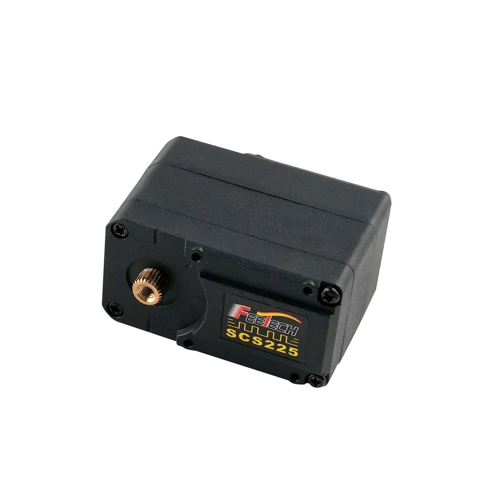 FEETECH SCS225-C006 19kg.cm Servo Bus Serial Servo Motor de núcleo de engrenagem de metal de eixo duplo 300 °   Trompa de servos de nível de sinal TTL ajustável