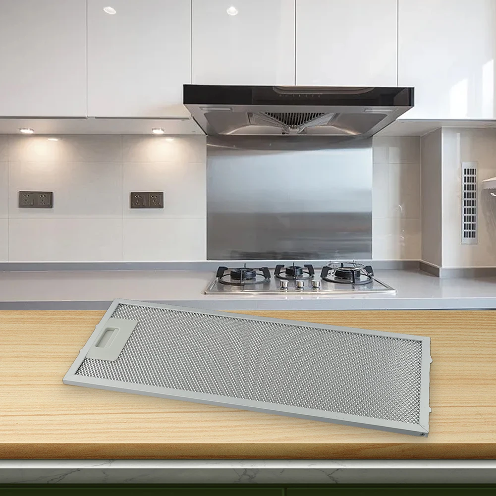 399x182x9mm Silver Cooker Hood Filters Metal Mesh Extractor Vent Filter Exhaust Fans Home Kitchen Ventilators