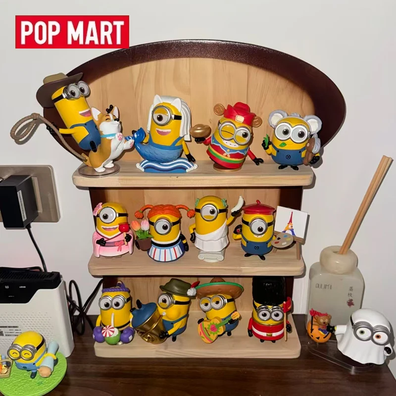 POP MART MINIONS BELLO WORLD Serie Original Blind Box Spielzeug Mystery Box Überraschungstüte Niedliche Puppe Anime Actionfigur Geburtstagsgeschenk