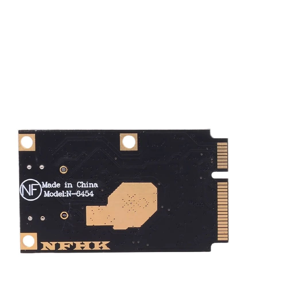 Mini PCIe إلى 4-port 6Gbps SATA SFF-8654 محول بطاقة الناهض توسيع مباشرة من خلال بطاقة غير صفيف لواجهة شبكة WIFI