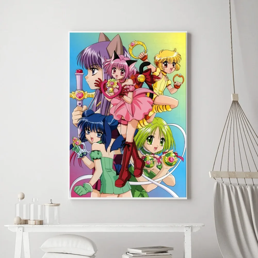 Tokyo Mew Mew Anime Poster Prints Poster Wall Painting Bedroom Living Room Wall Bar Restaurant Sticker Small