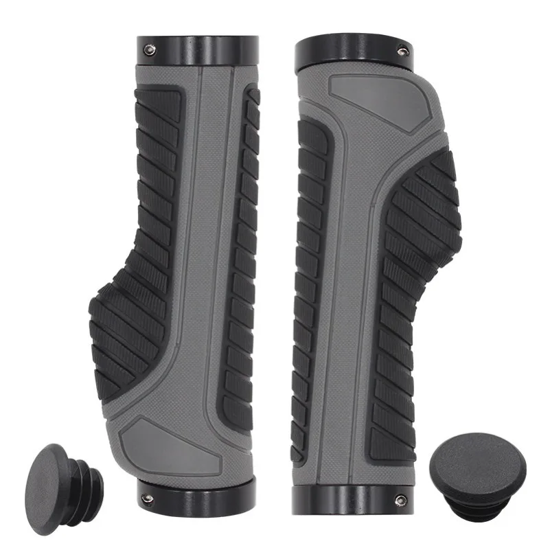 

Bicycle Handlebars, Ergonomic Grips, Mountain Bike Meat Ball Grips, Bilateral Lock Grips