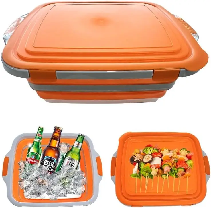 3-in-1 Collapsible BBQ Prep Tub 1