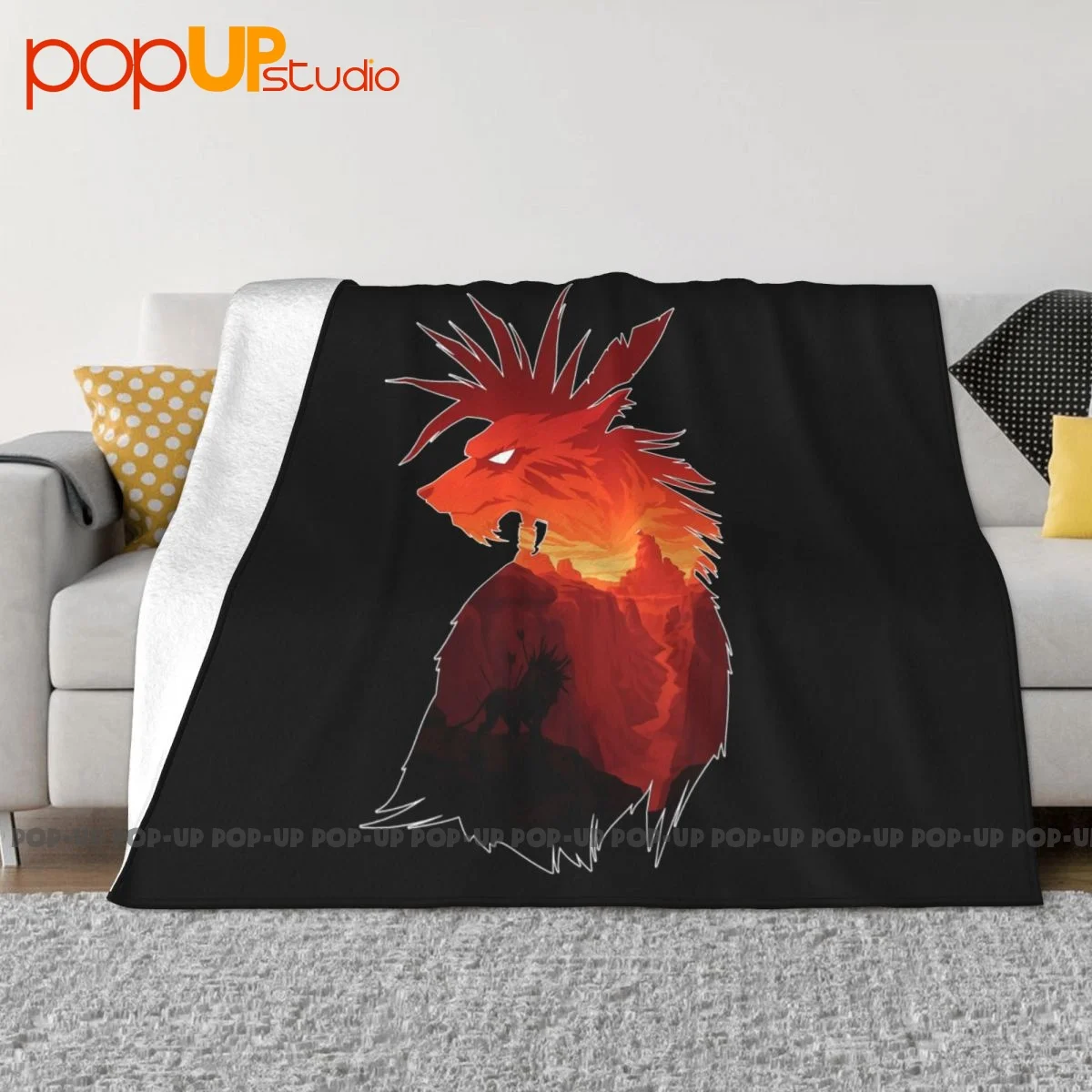 Final Fantasy 7 13 Xiii Ps1 Cloud Blanket Velvet Coral Fleece Bedding Throws