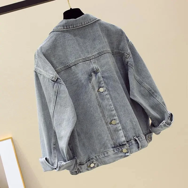 

Spring 2023 Early Spring New Jeans Korean Loose Ins Short Jeans Jacket Student Women's Fashion