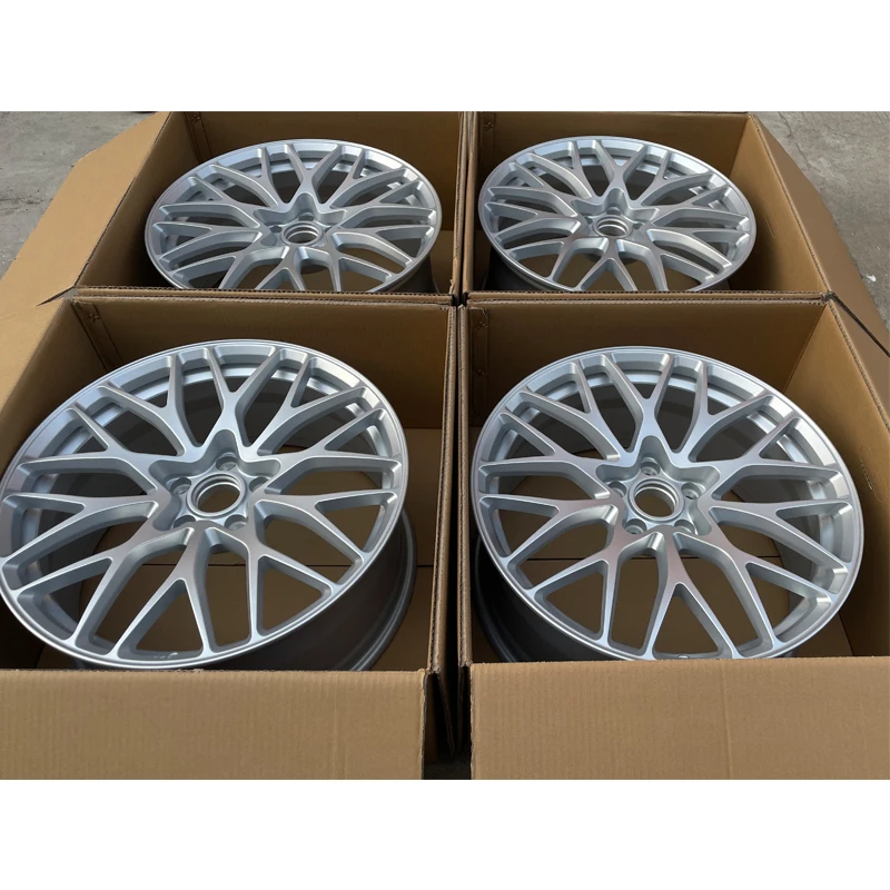 

Good Quality 1-piece Full Painting Silver Brushed 16 17 18 19 20 21 22 23 24 19 Inch 5*120 Mm Chrome Wheel Rims