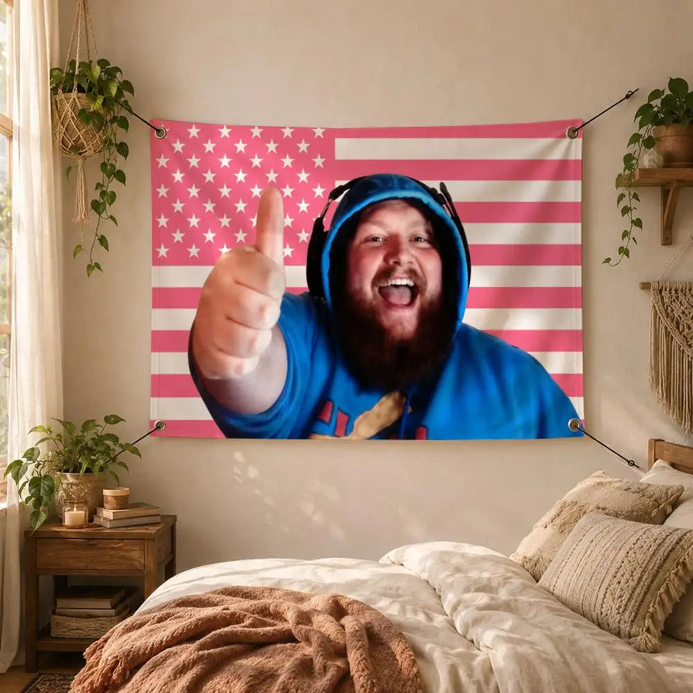 CaseOh Gaming Streamer Flags Decorative Flag Banner for Outdoor Garden Yard Camping Party Home Wall Hanging Decor