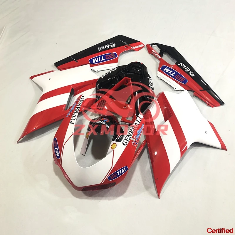 Cool Fairing Kit for Ducati 848 1098 1198 1098s 1198s Motorcycle Customized ABS Plastic Fairings Bodywork Set