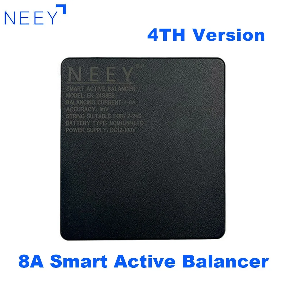 

NEEY 4TH 4A 8A Smart Active Balancer 3S 4S 5S 6S 8S 14S 16S 20S 21S 22S 24S Lifepo4 / Li-ion/ LTO Battery Equalization