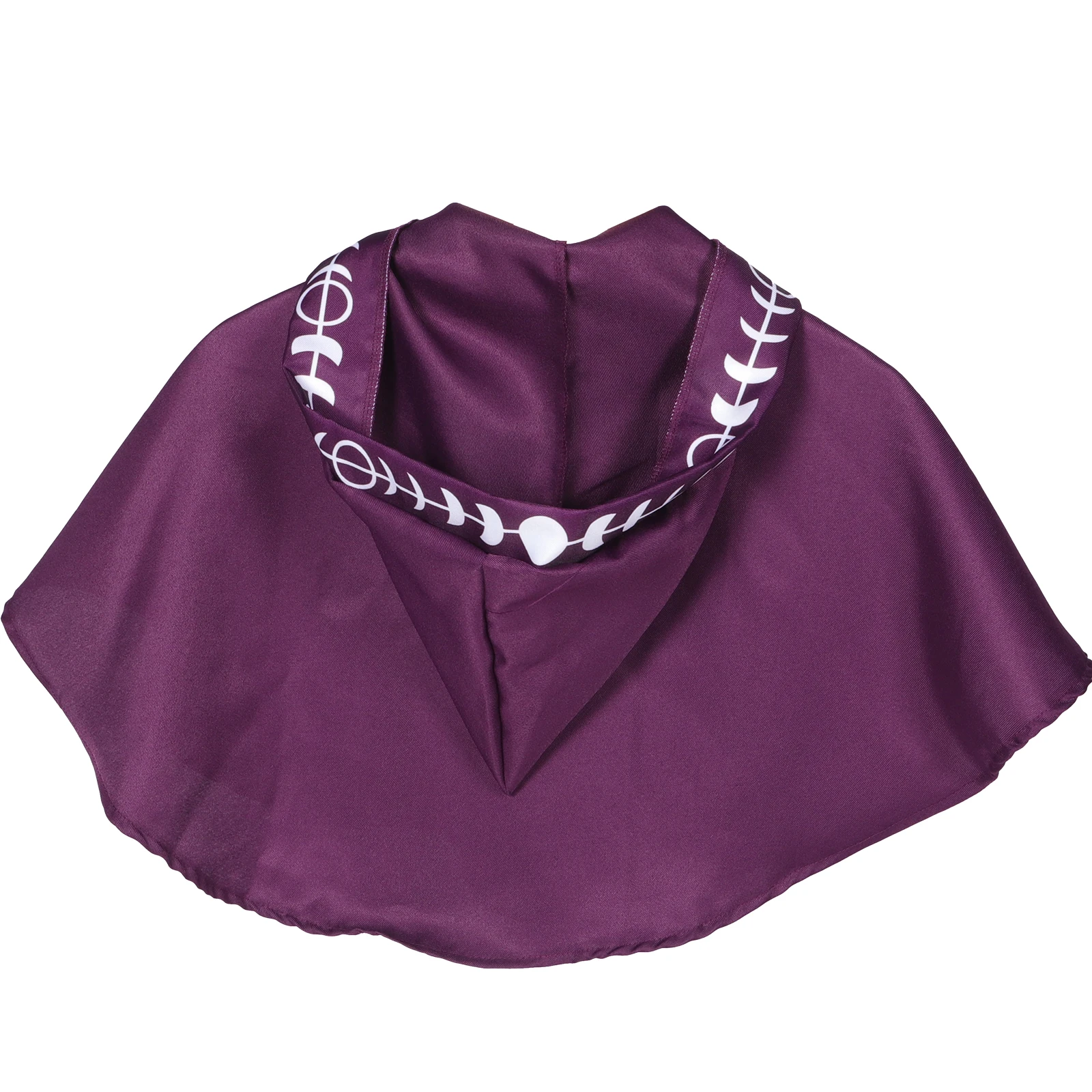 

Medieval Retro Cloak with Hood Spooky Halloween Costume Short Cape for Women Men Party Black One Size Fits All cosplay