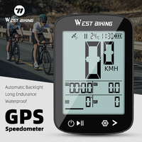 WEST BIKING GPS Bicycle Speedometer Wireless Bike Computer MTB Bicycle Accessories Type-C Charge Waterproof Cycling Odometer