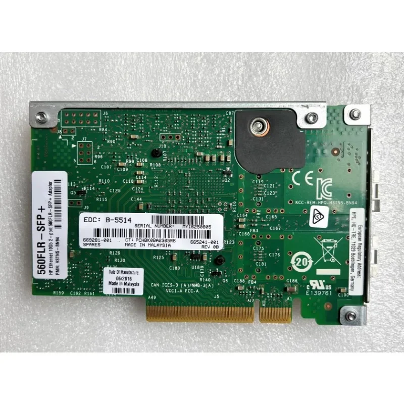 560FLR 560SFP + HPE DL360 DL380G8 G9 G 100,000 ميجابايت بطاقة واجهة شبكة الألياف #3