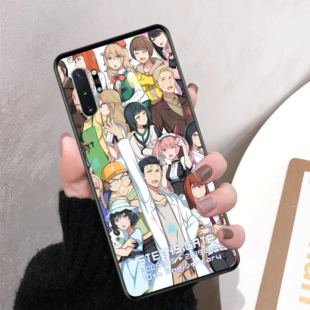 Anime Steins Gate Phone Case For Samsung Note 8 9 10 20 Pro Plus Lite M 10 11 20 30 21 31 51 A 21 22 42 02 03