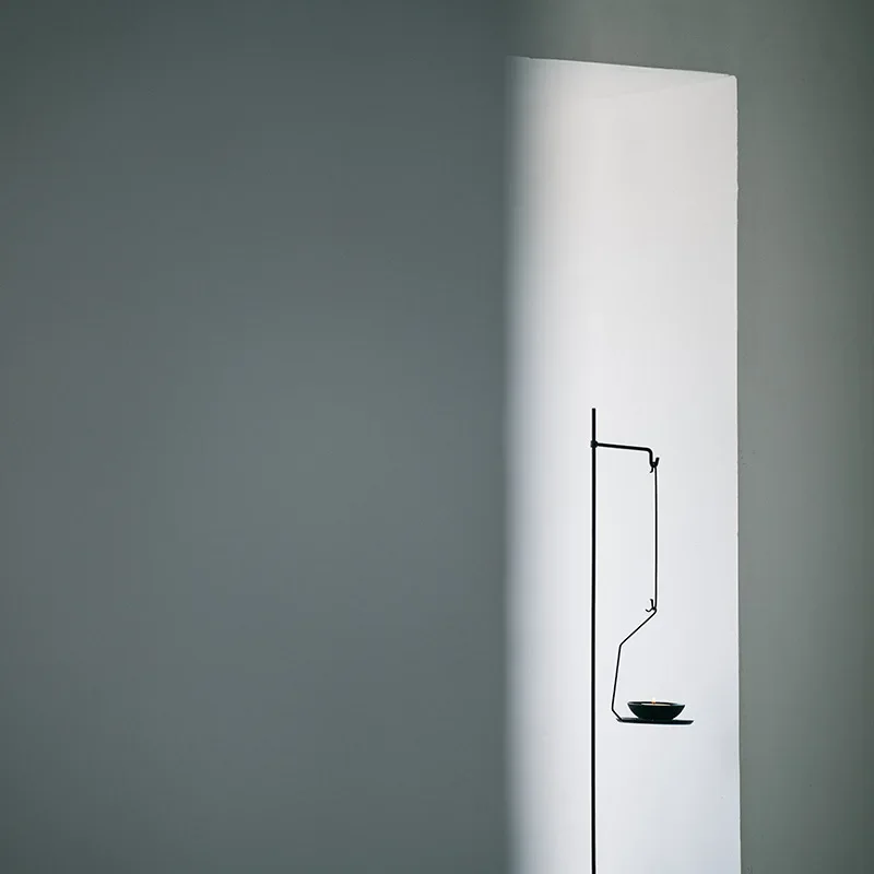 حاملي الشموع الحديدية اليابانية، وإكسسوارات طقم الشاي في حفل الشاي الصيني، والحلي الزخرفية #2