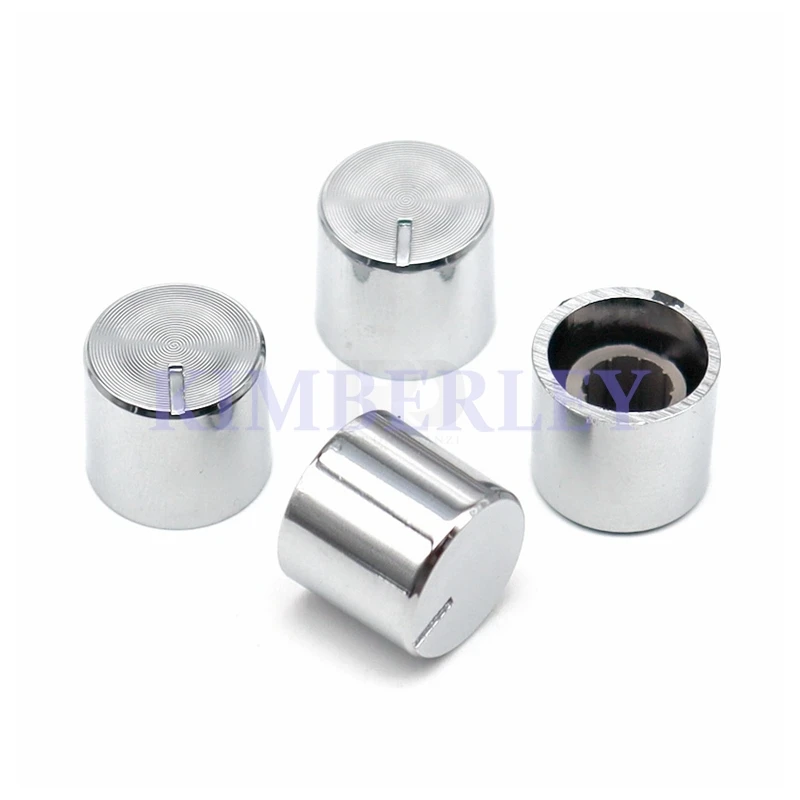 10PCS Silver Sun Print Plastic Knob Cap Potentiometer Knob Cap Volume/sound card/Electrical Equipment Switch Cap