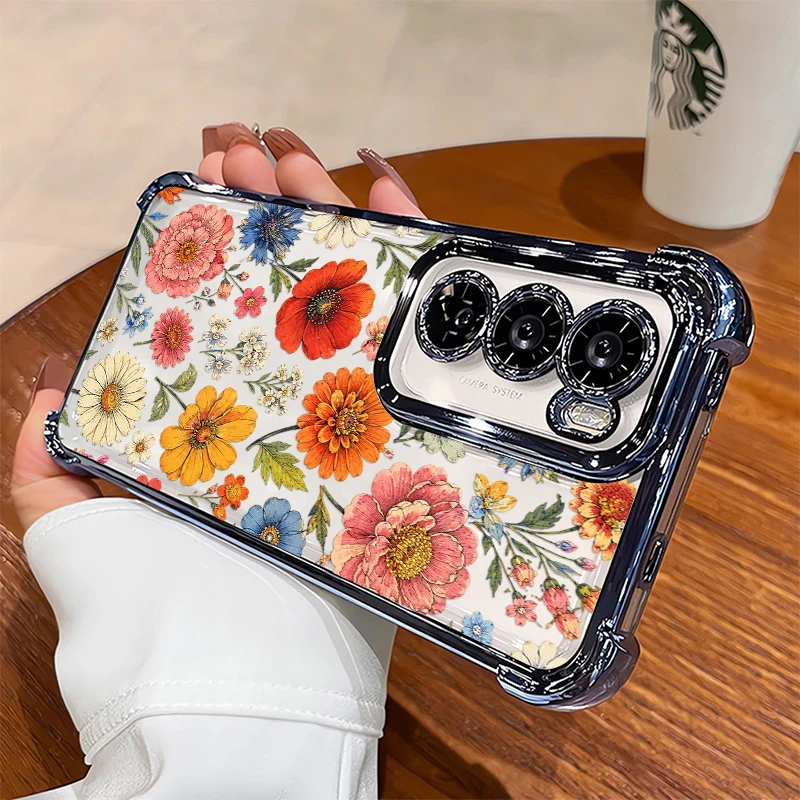 Oppo A78 - Чехол для телефона с цветочным узором