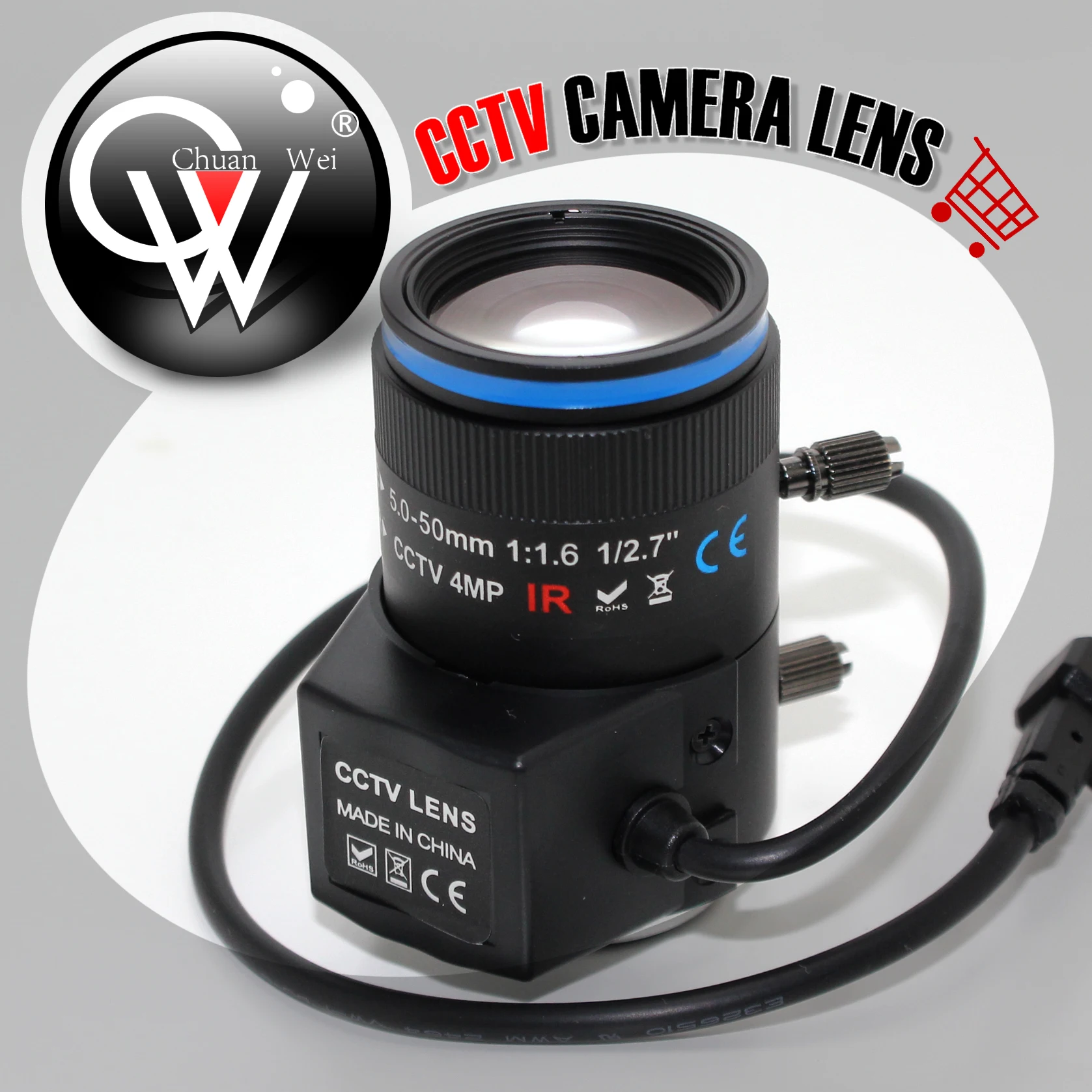 2MP/4MP 5-50mm CS LENS 1/2.7