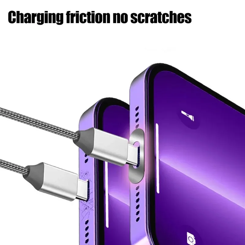 Metal Protective Film Stickers For iPhone 15 Pro Max 15Plus 15Pro USB Type C Charging Port Anti-scratch Stickers For USB C Ports