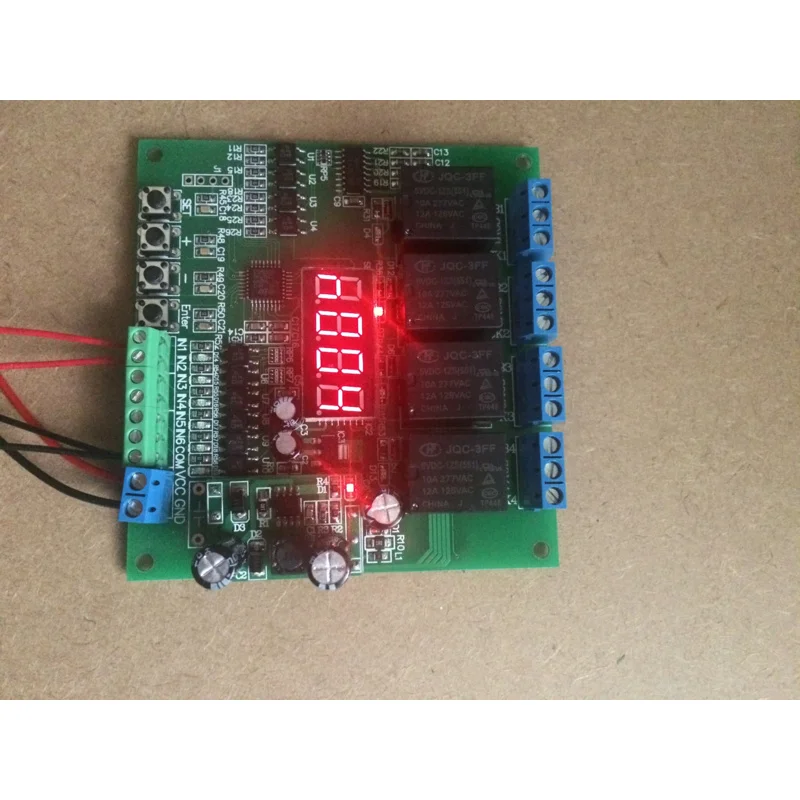 40 step programmable time relay / multi setting on-off switch / multi group timing dual channel 2-way controller