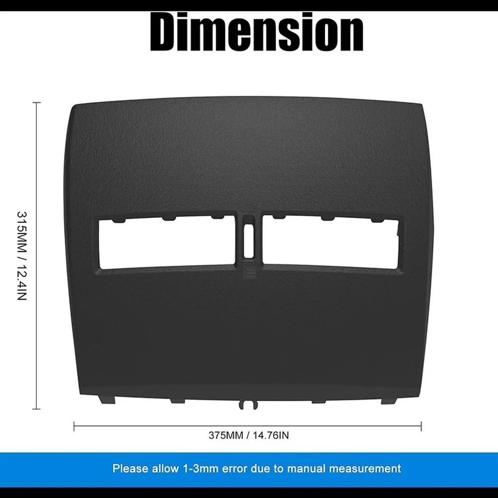 Air Vent Frame AC Vent Panel ABS Plastic Material Scratch Resistant Wear Resistant Sleek Modern Design For OEM 68414-ED50C