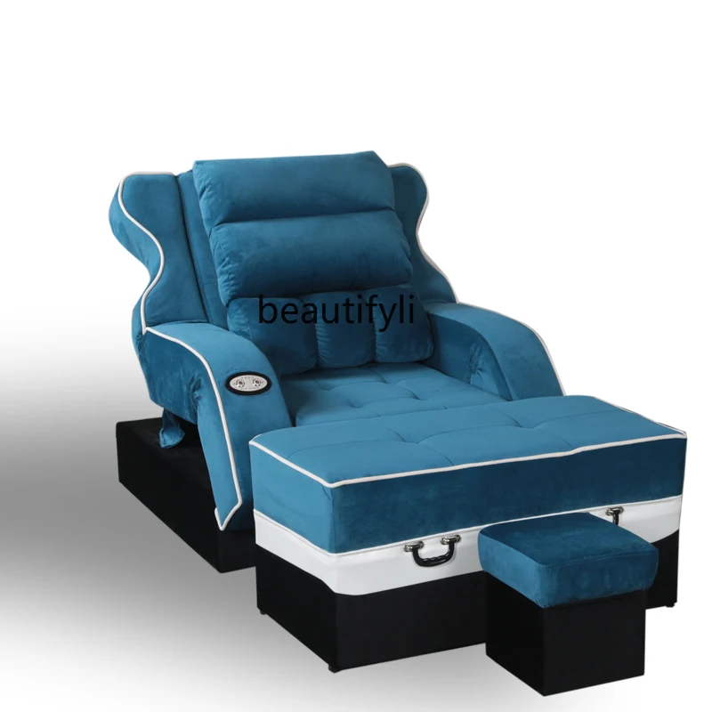 

Manicure Pedicure Couch Electric Massage Multifunctional Eyelash Foot Massage Chair Foot Washing Bed