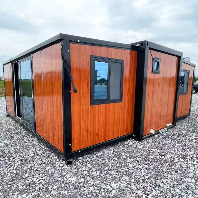 40ft 20ft 2 Bedroom Luxury Hurricane and Earthquake Resistant Easy Folding Expandable Container Prefabricated Insulated House