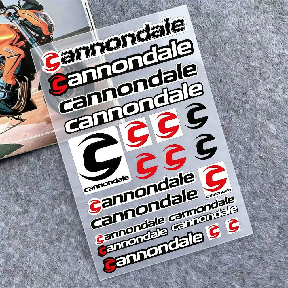 Adesivos refletivos à prova d'água para motocicletas Cannondale, decalques removíveis de fácil aplicação para motocicletas e carros