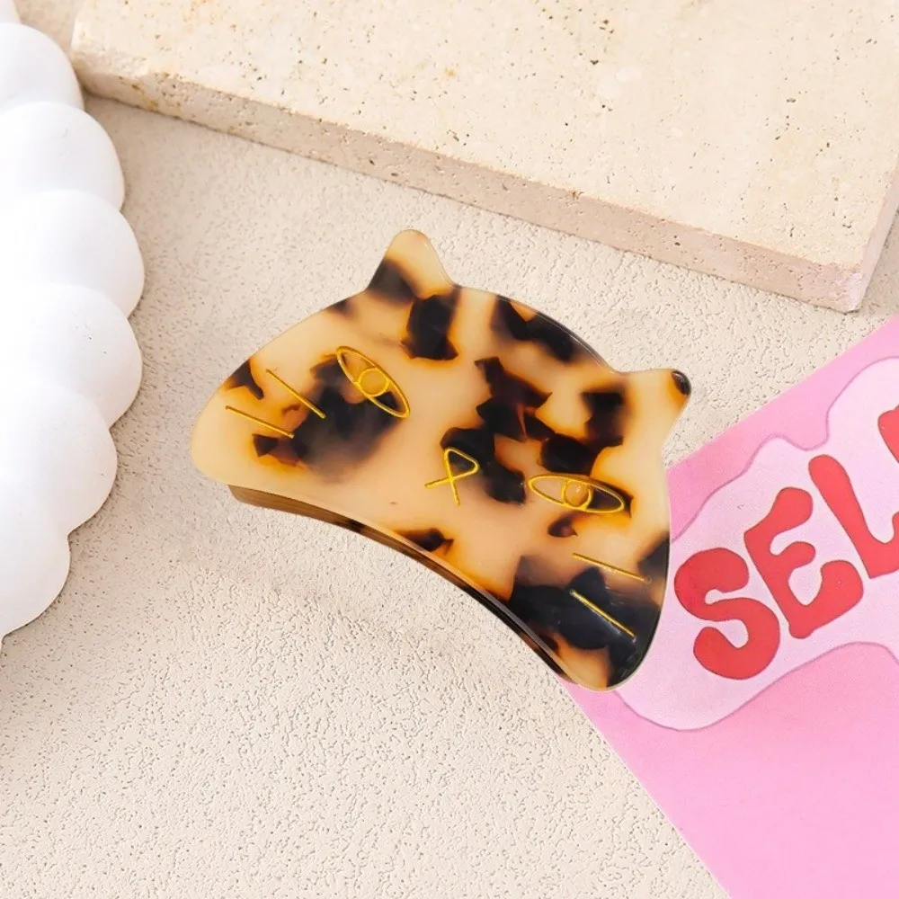 

Sweet Cartoon Cat Grab Clip Metal Tooth Hair Accessories Claw Clip Big Animal Hair Clip