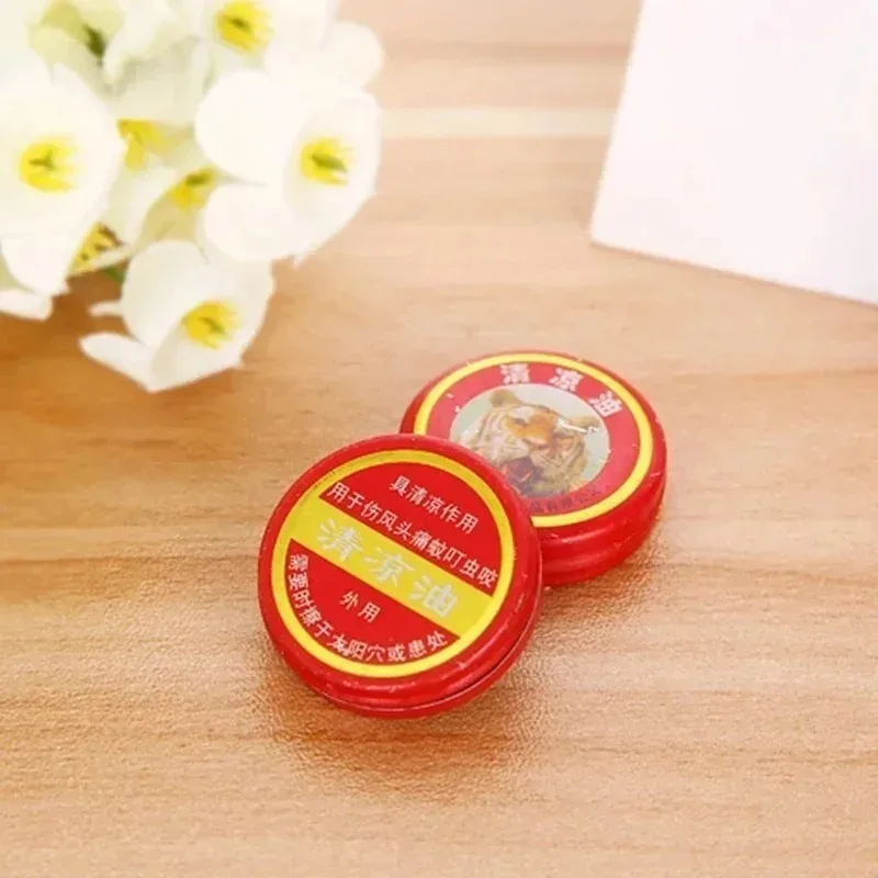 10/20/30/60Pcs Natural Tiger Balm Essential Oil Treatmentof Influenza Cold Headache Dizziness Muscle Tiger Solid Balm Ointment