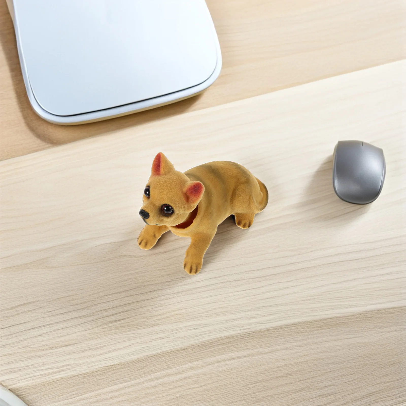 

Cute Dog Head Vehicle Decoration Car Dashboard Decoration Resin Animal Ornament For Vehicle Home Office Desk Decor