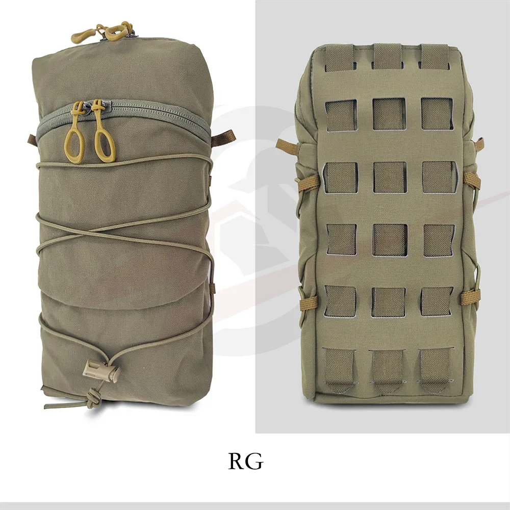 Tactical GP Pouch Vertical 12X5 Sundries Bag Molle Back Panel Accessory Bag