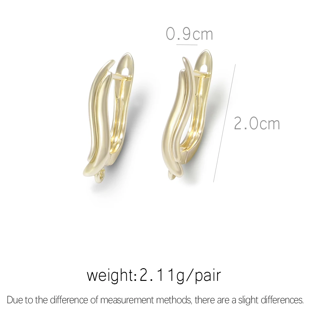 DIY Basic Schwenzy Material 14k Gold /Sliver Color Fasteners Earwire Earring Hooks Accessories For Fashion Woman Earrings Making