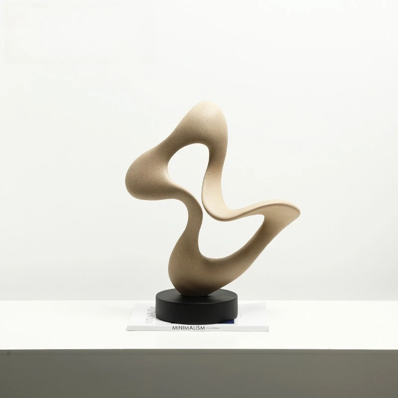 Minimalist Creative Abstract Swaying Resin Ornament Sales Office Hotel Entrance Decorative Cabinet Advanced Crafts