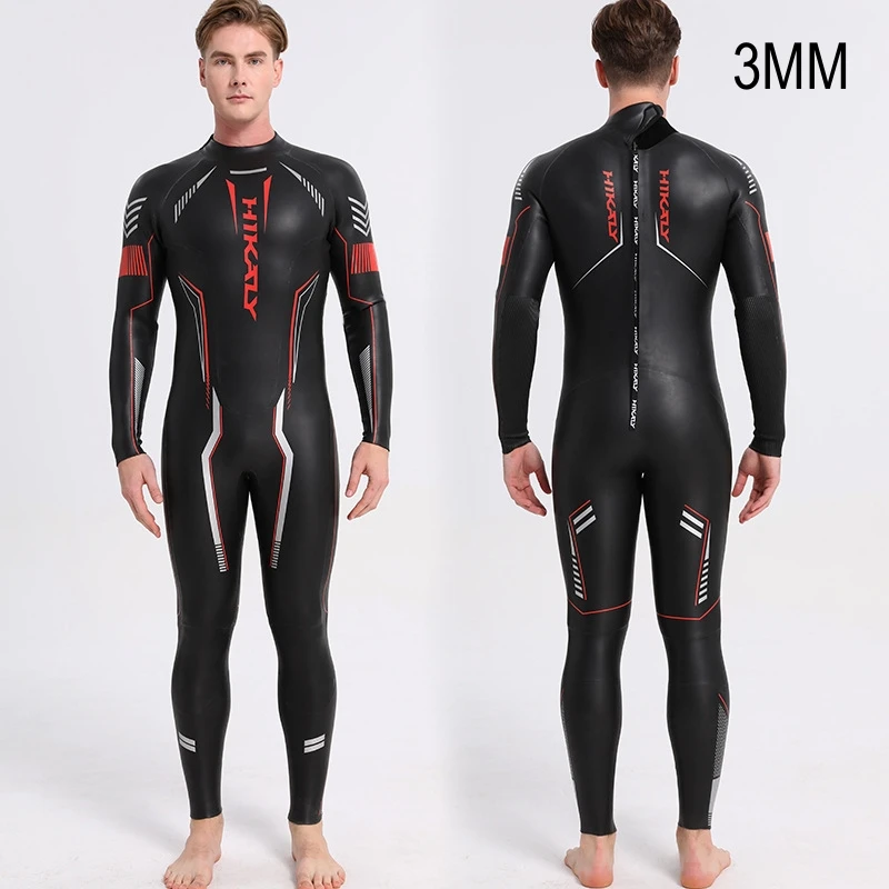 

3MM Neoprene Men One Piece Professional Keep Warm Wetsuit Scuba UnderWater Hunting Spearfishing Triathlon Swim Kayaking WetSuit