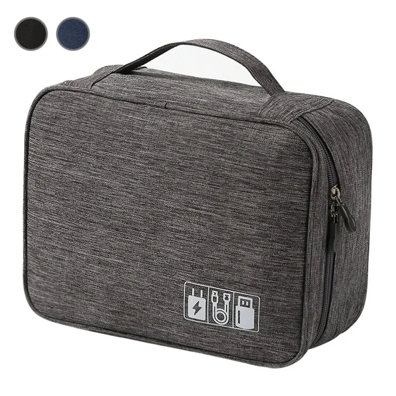 Travel Carrying Bag Portable Cable Digital Electronic USB Data Line Charger Plug Storage Bag Watch Storage Organizer Display Box