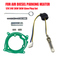 Car Air Diesel Gasket+Ceramic Glow Plug Kit For Chinese Diesel Heater 2 -8KW 12V 24V Car Parking Heating Kit Car Accessories