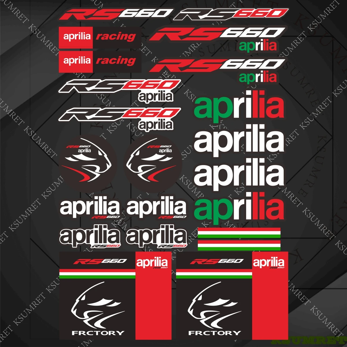 

For Aprilia Rs660 Stickers Motorcycle Sticker Decal Moto Helmet Kit
