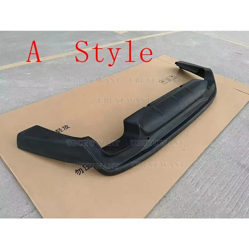 ABS Gloss Black Car Rear Bumper Diffuser Splitters Tuning Body Kits With Exhaust Tips For VOLVO S60 V60 2014-2016 view 4