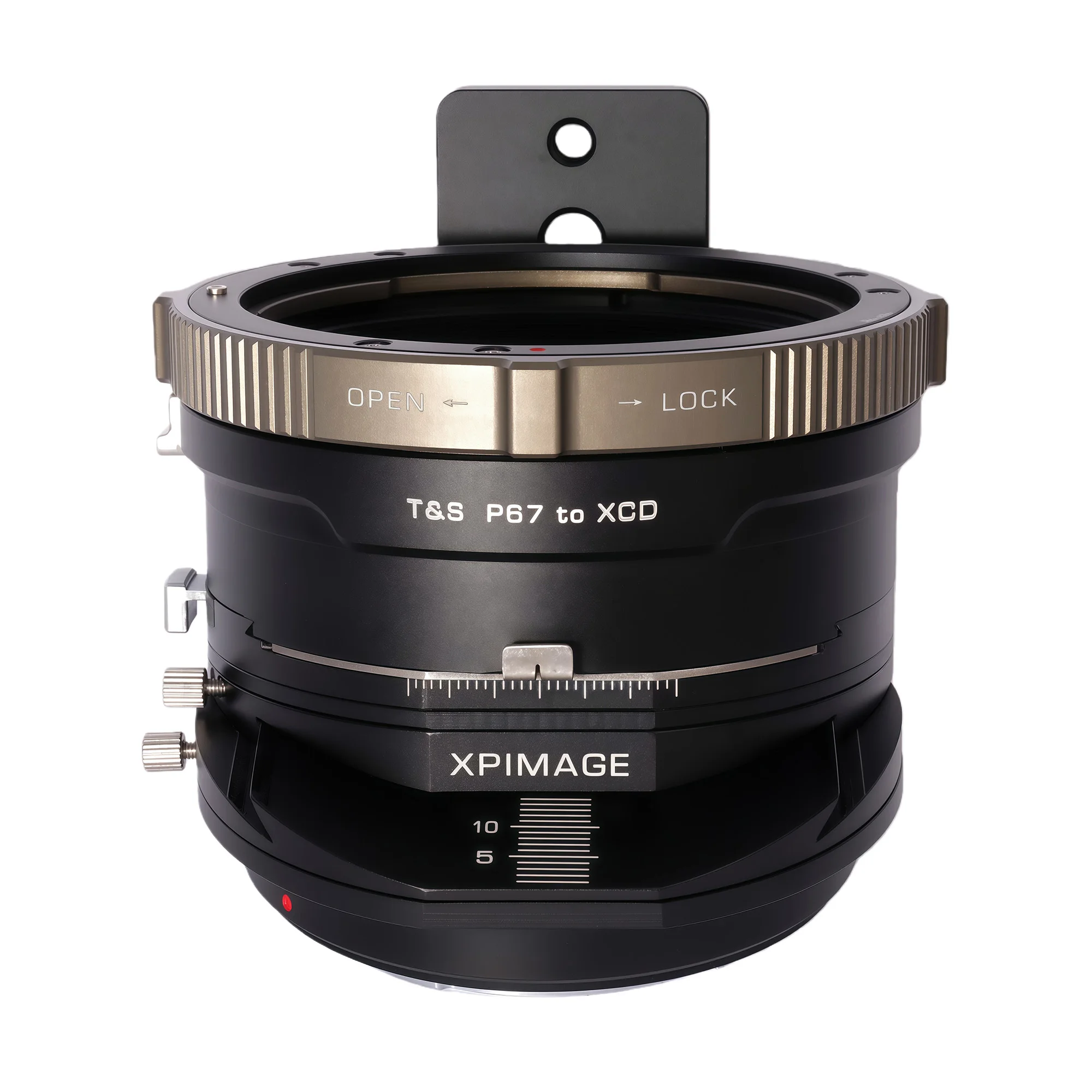 XPIMAGE Tilt-Shift Lens Mount Adapter Ring Compatible with Pentax 67 Lens to Hasselblad XCD Camera X1D X2D 907X