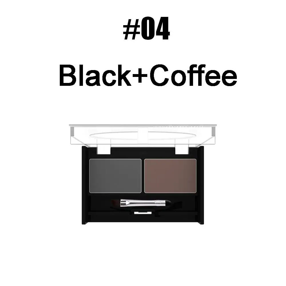 

Girls Women Cosmetic Kit Waterproof 2 Color Palette Nasal Shadow Eyebrow Powder Eyebrow Enhancer Makeup Tools