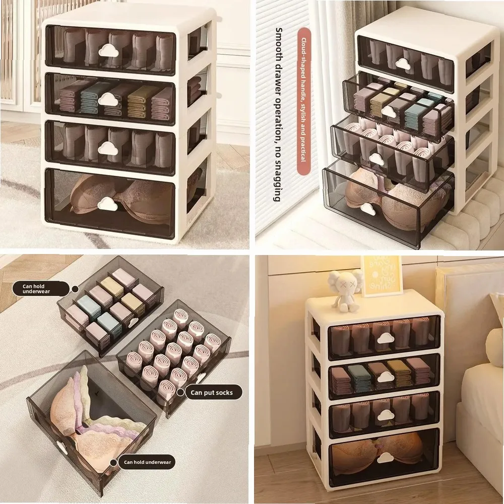 

Plastic Drawer Underwear Bra Organizer for Closet – Multi-Layer Storage Cabinet, Neatly Arranged Closet Dividers